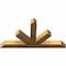 Ekena Millwork Saratoga Rough Sawn Timber Gable Bracket, Western Red Cedar, 48"W x 26"H x 4"D x 4"F, 13/12 Pitch GBW048X26X0404SAR00RWR - alternate 3